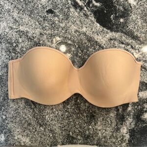 Maidenform Tan Strapless Bra with Seamless Molded Cups